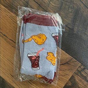 Chicken wing and soda socks